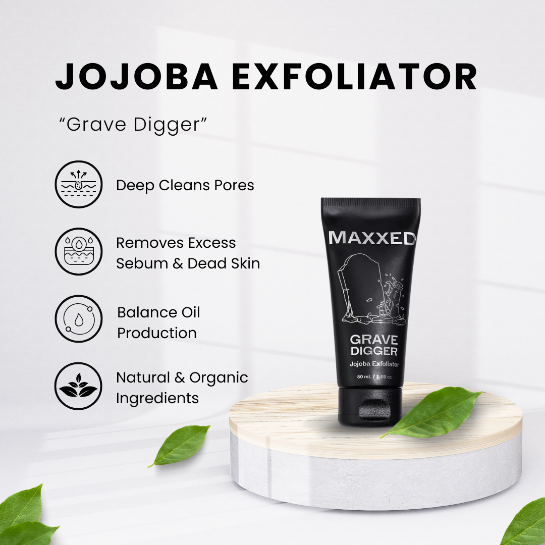 Natural Renewing Jojoba Face Scrub "Grave Digger"