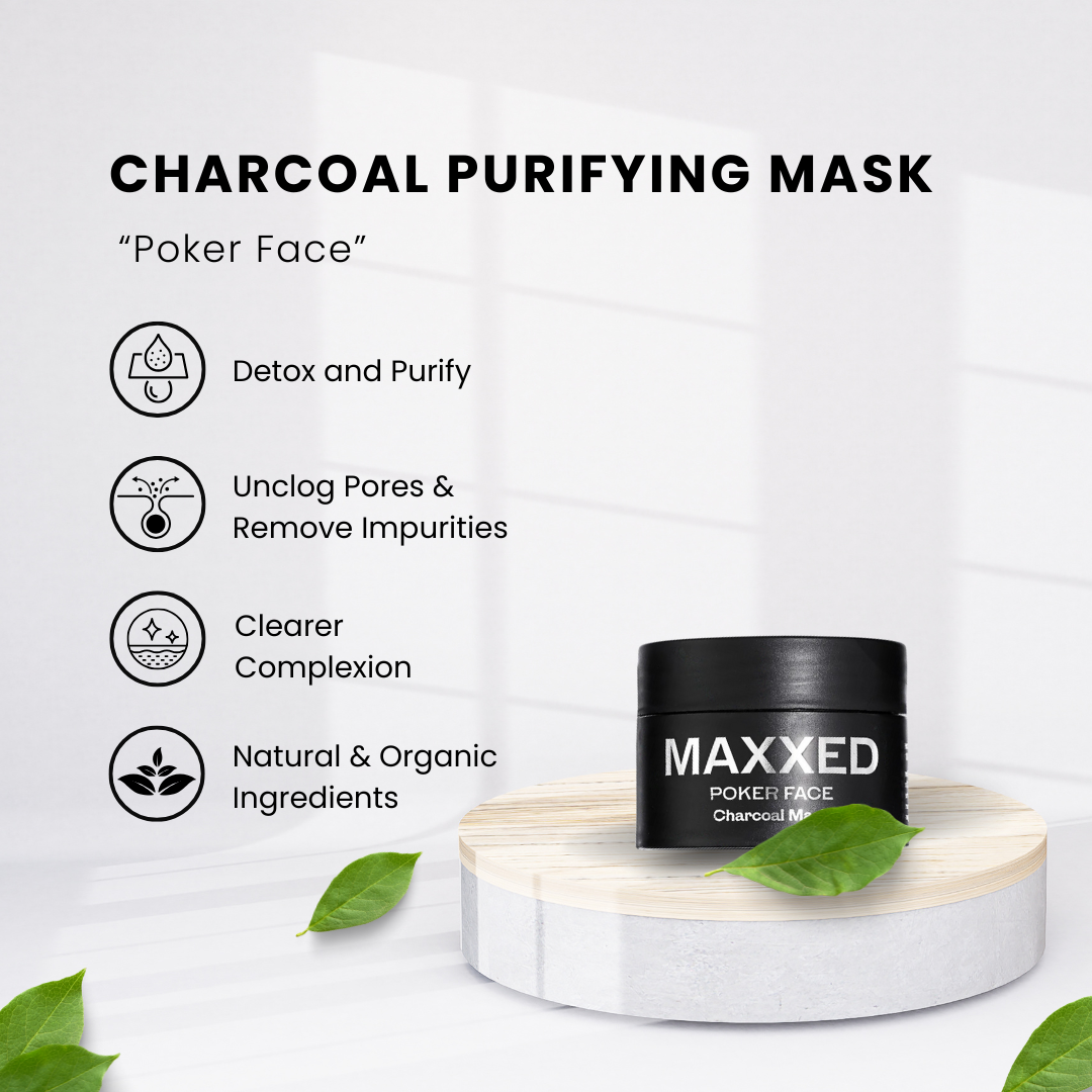 Purifying Charcoal Clay Mask "Poker Face"